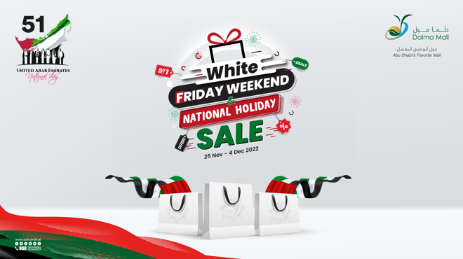 White Friday Weekend & National Holiday Sale