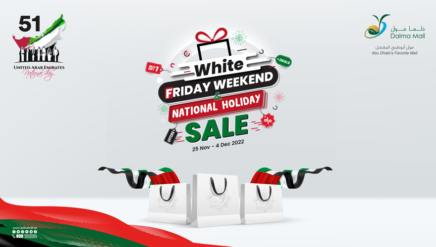 White Friday Weekend & National Holiday Sale