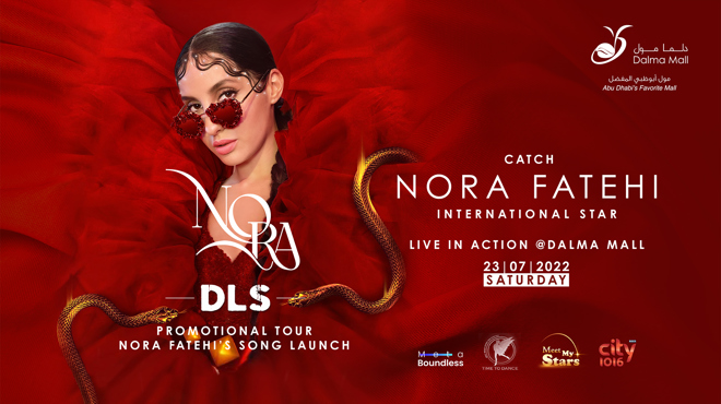 Celebrity Buzz 'Nora Fatehi' DLS Promotional Tour