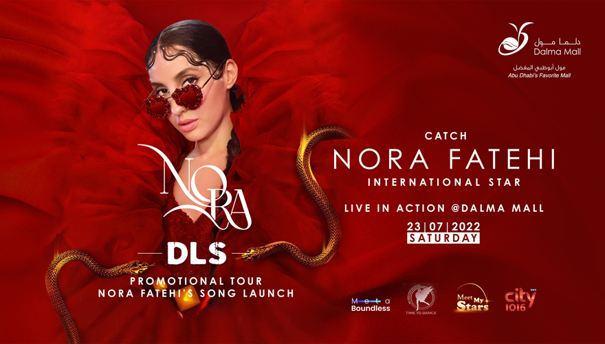 Celebrity Buzz 'Nora Fatehi' DLS Promotional Tour
